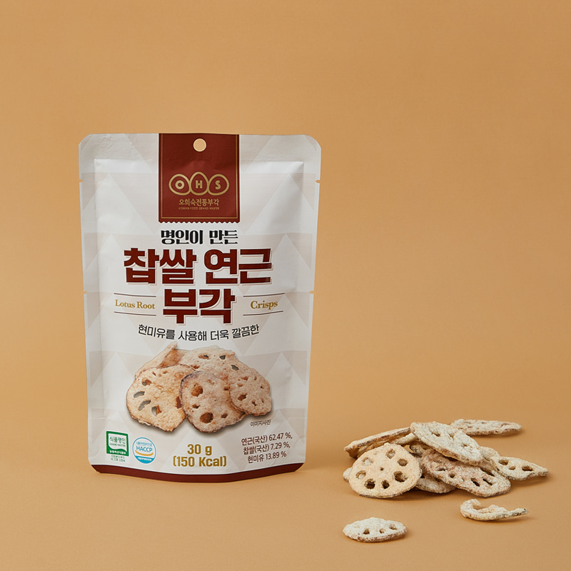 Oh Hee-sook Traditional Bugang - Sticky Rice Lotus Root Bugang 30g