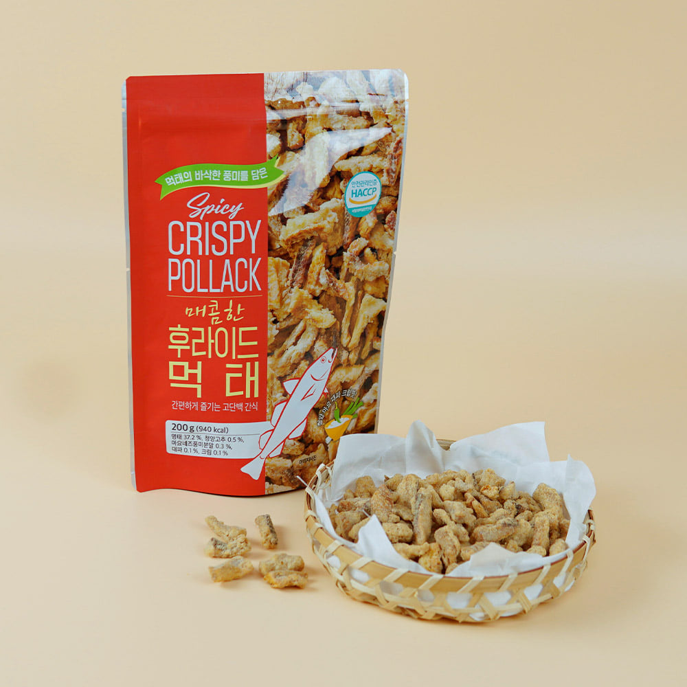 Oh Hee-sook Traditional Bugak Spicy Fried Pollock Roe 200g
