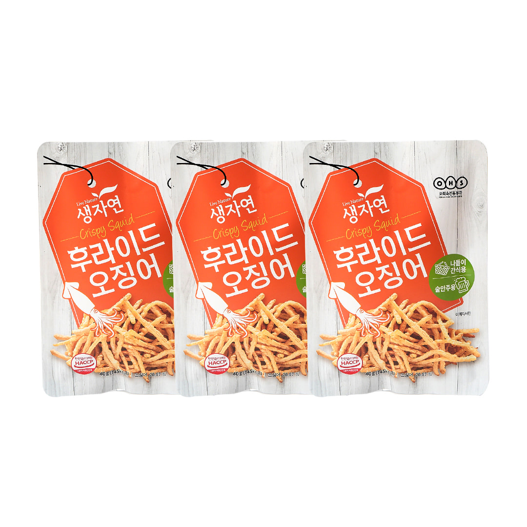 Saengjayeon Fried Squid 40g x 3