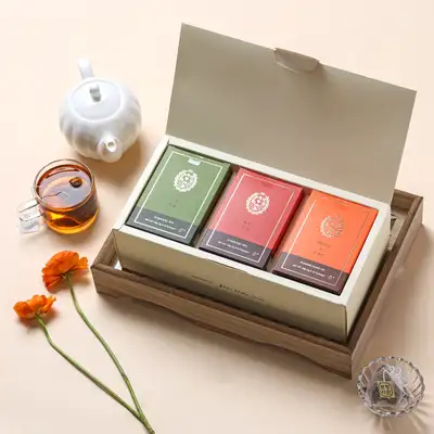 綠茶、紅茶、調配茶、草本茶禮盒組合