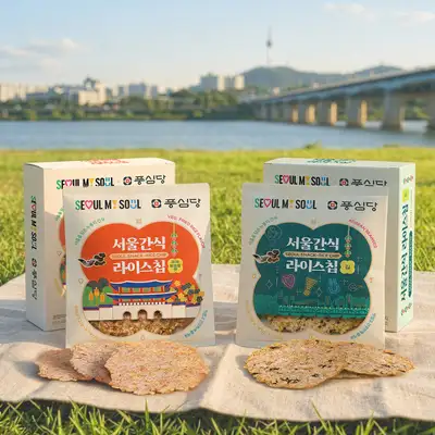 首爾市 x 豐心堂 首爾零食 米菓 號籠片