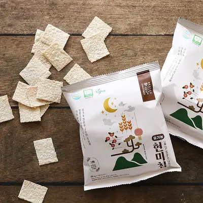 豐心堂糙米菓子有機糙米片10包