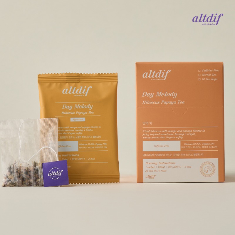 Aldip Day Tea Tea Bag 10 Pack - Hibiscus Summer Blend