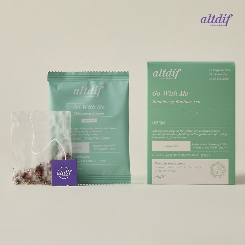 ALDIF Will You Come With Me Tea Bags 10 Pack - Rooibos Raspberry Blend