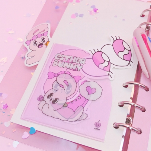 Esther Bunny Pocket Sticker