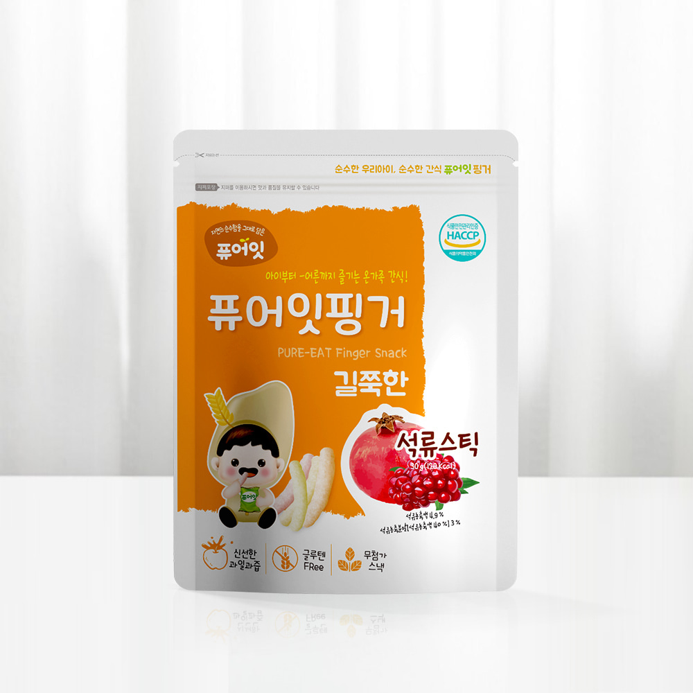 PureEat Finger Elongated Pomegranate Stick Kids Snack