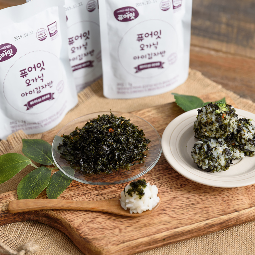 Pure Eat Organic Baby Seaweed Snack Sea and Vegetable 4-Pack Set