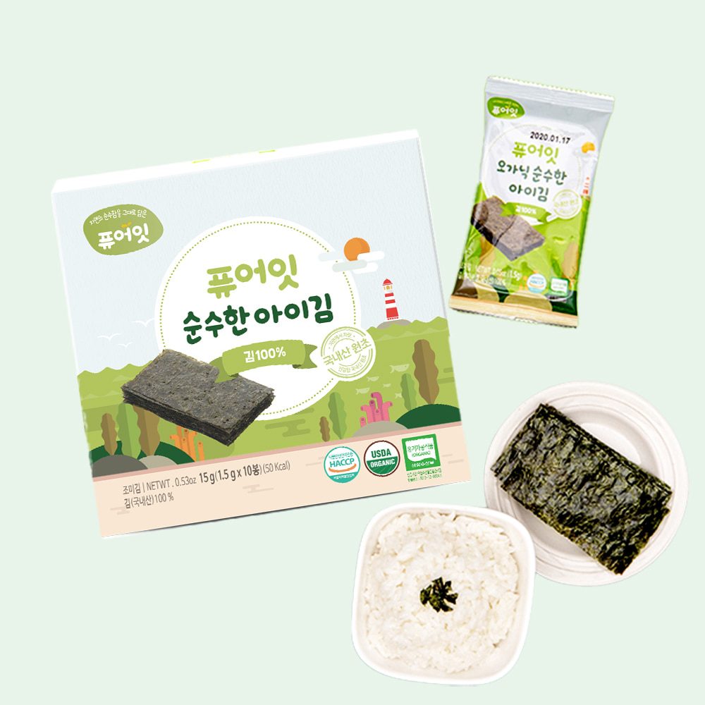 PureEat Organic Pure Baby Seaweed - 100% Organic Baby Side Dish