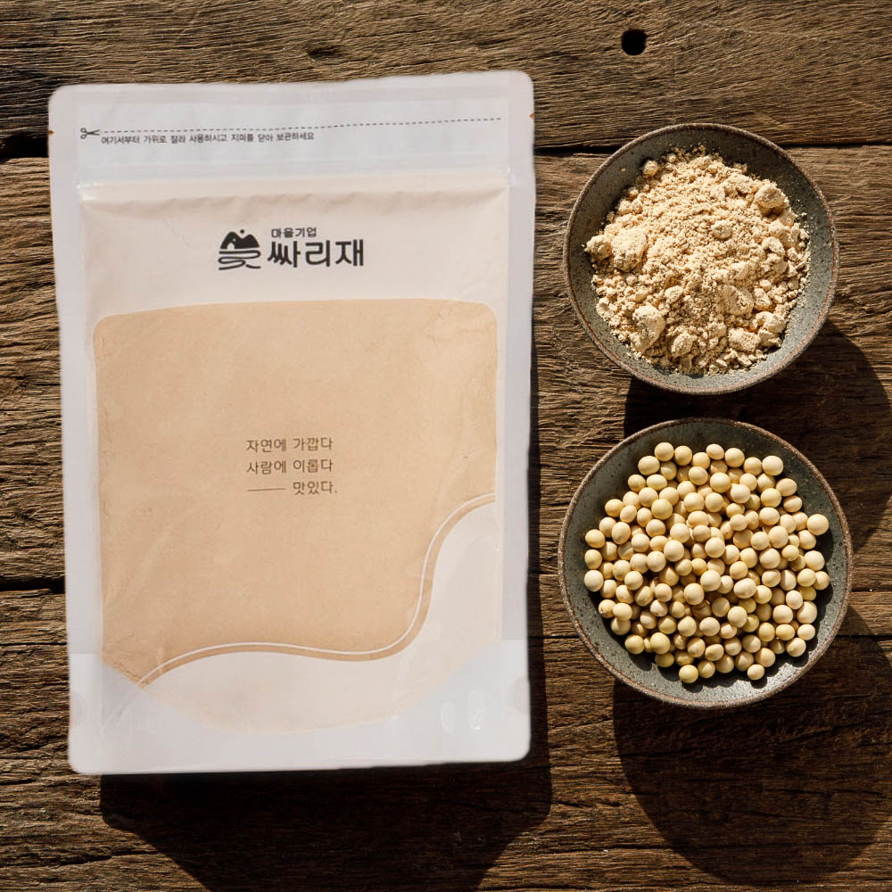 Domestic Roasted White Bean Powder 300g – Injeolmi, Mugwort Rice Cake, Bean Coating, Peeled White Bean Flour