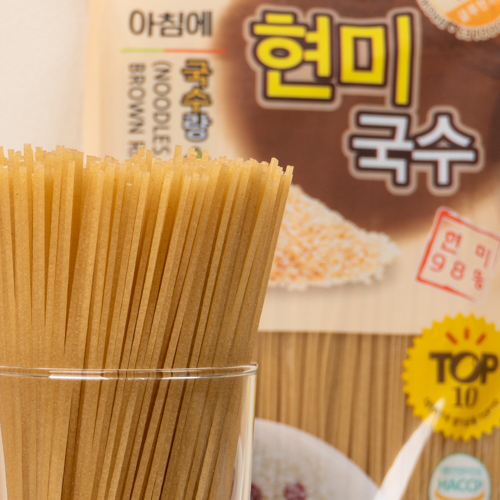 Morning Brown Rice Noodles 500g - 98% Brown Rice Domestic Dried Noodles