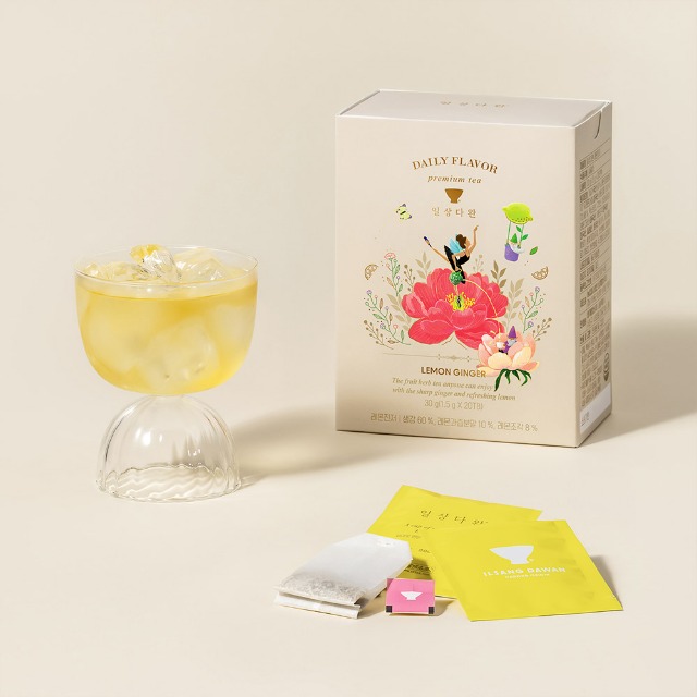 Ilsang Dawan Lemon Ginger 20 Tea Bags