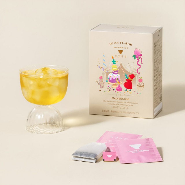 Daily Tea Complete Peach Oolong 20 Tea Bags