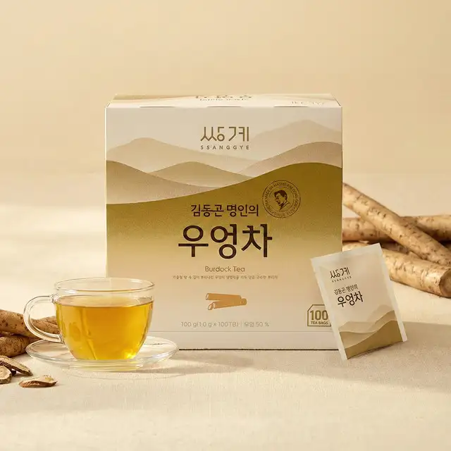 Ssanggye Myeongcha Burdock Tea 100 Tea Bags