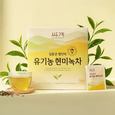 双溪名茶 有机糙米绿茶 100茶包