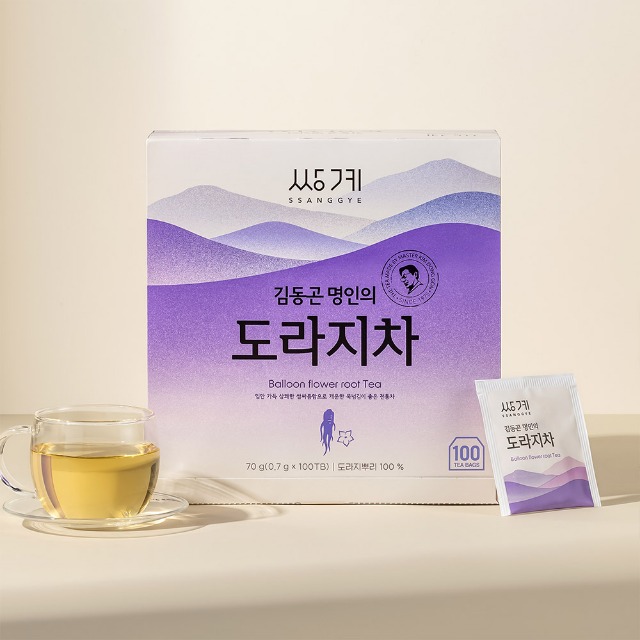 Ssanggye Myeong Tea Balloon Flower Root Tea 100 Tea Bags