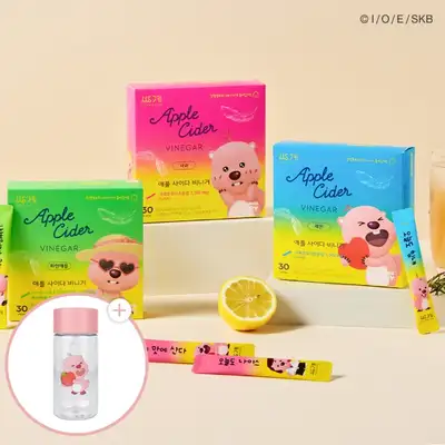 [双溪X灿망鲁皮] 苹果醋2个月套装+专用保温杯(350ml)赠品