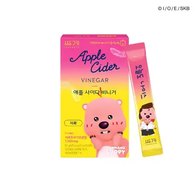 【双溪×残望鲁比】苹果醋苏打饮料 苹果味 10支装