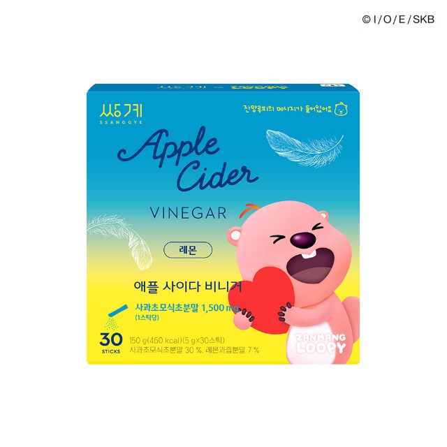 Ssanggye x Zanmanglupi Apple Cider Vinegar Lemon 30 Sticks