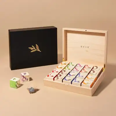 禮物組合_日常茶完 立方體茶磚 20P