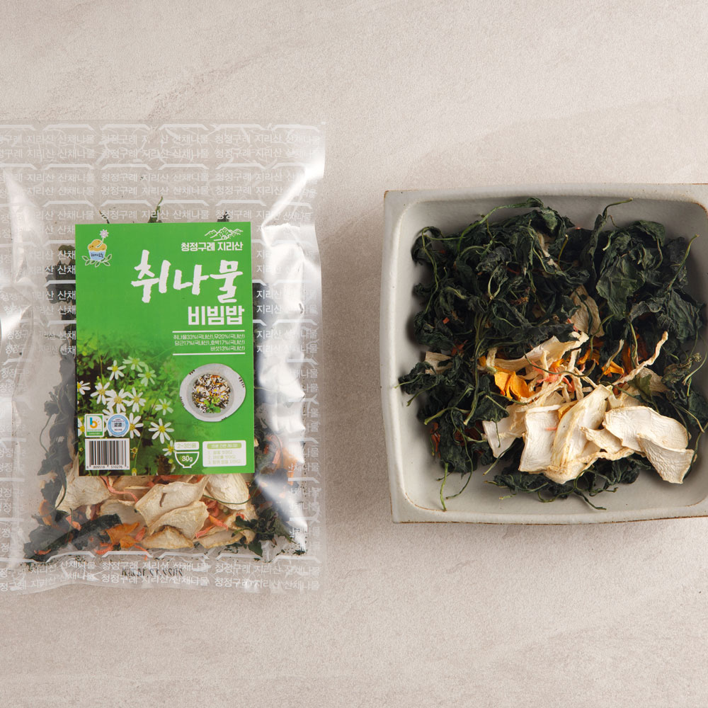 Ssarijah Fatsia Shoots Bibimbap Mix 30g - Simple and Delicious Vegetable Bibimbap