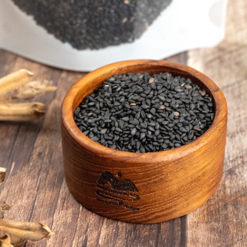 Domestic Roasted Black Sesame Seeds 150g | Whole Black Sesame | Low-Temperature Roasted | Black Sesame Porridge | Latte | Dressing