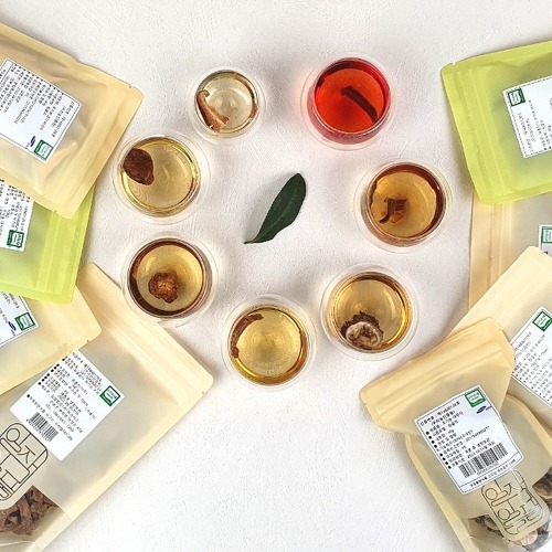 Organic Roasted Tea 7-Type Set - Jack Bean Tea, Shiitake Mushroom Tea, Burdock Tea, Beet Tea, Jerusalem Artichoke Tea, Radish Tea, Bitter Melon Tea