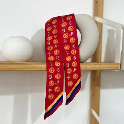 J Art 韓國傳統禮物 外國人禮物 傳統紀念品 活衣Twilly絲巾