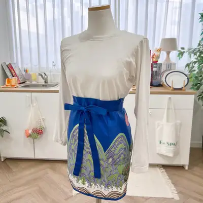 제イアート 韓國紀念品 美麗圍裙 留學生禮物 企業答禮品 日月五峰圖圍裙