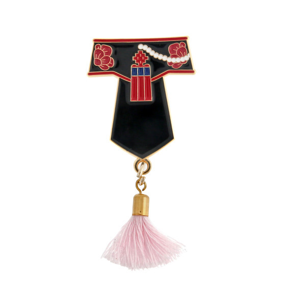 J-Art Korean Souvenir Foreign Gift Tourist Product Exchange Student Gift Ayam Brooch