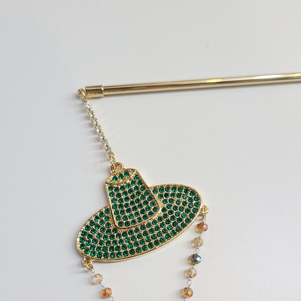 J-Art Korean Commemorative Gift Gat Hair Stick - Traditional Korean Hairpin for International Visitors and Study Abroad Students