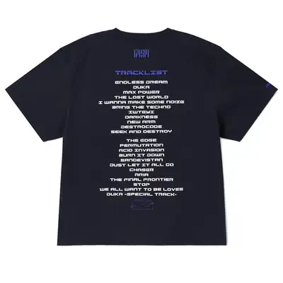 DJMAX 64514 Short-Sleeve T-Shirt - Navy