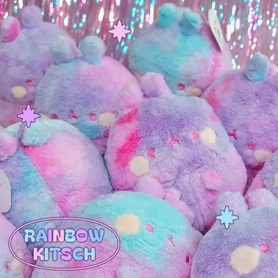 レインボーキッチ ふわふわもちもちぬいぐるみ
