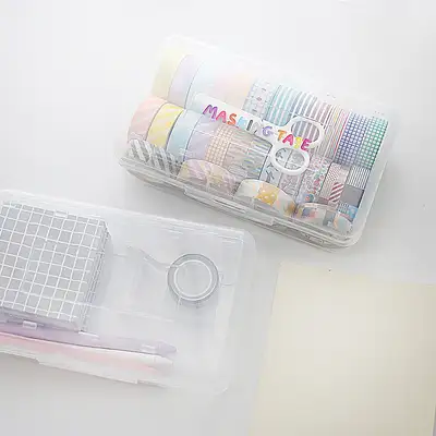 模卡pop多用途透明方形收纳盒