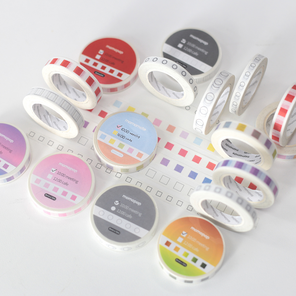 Momomate Checklist Masking Tape