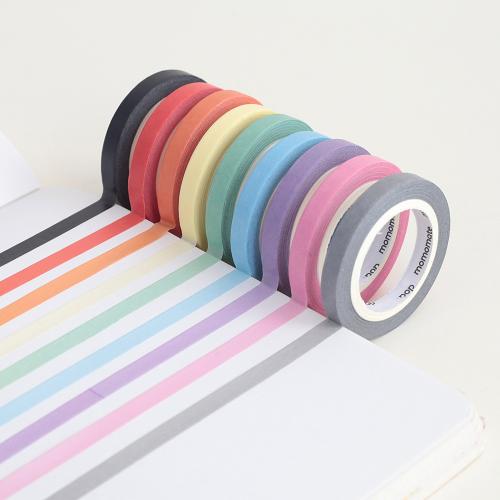 Momotape Slim Solid Color Masking Tape