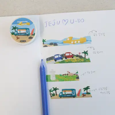 MomoMate 济州牛岛 和纸胶带