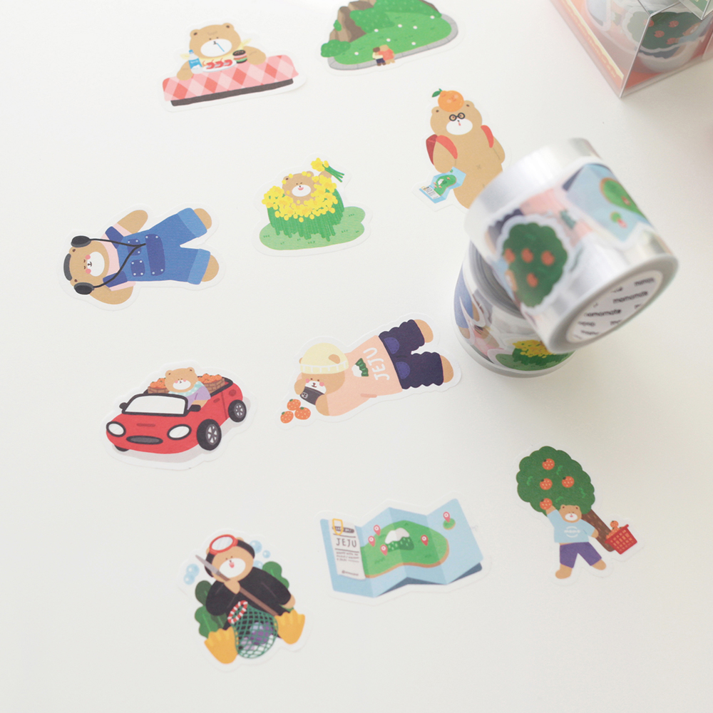 Tear-Off Momo Mate Jeju Roll Masking Tape