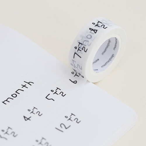Momo Mate Months Masking Tape