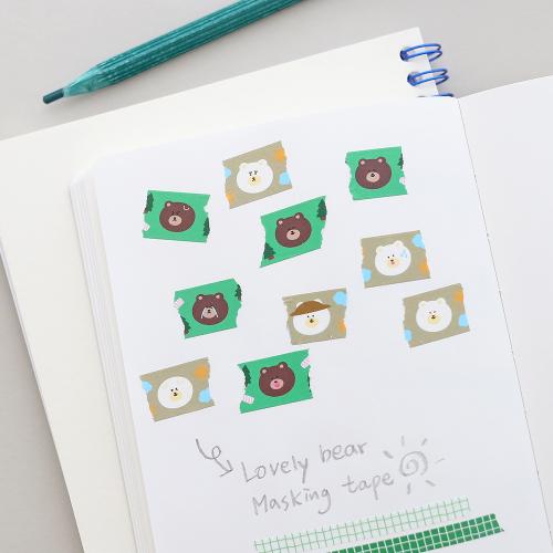 Momomate Lovely Bear Masking Tape