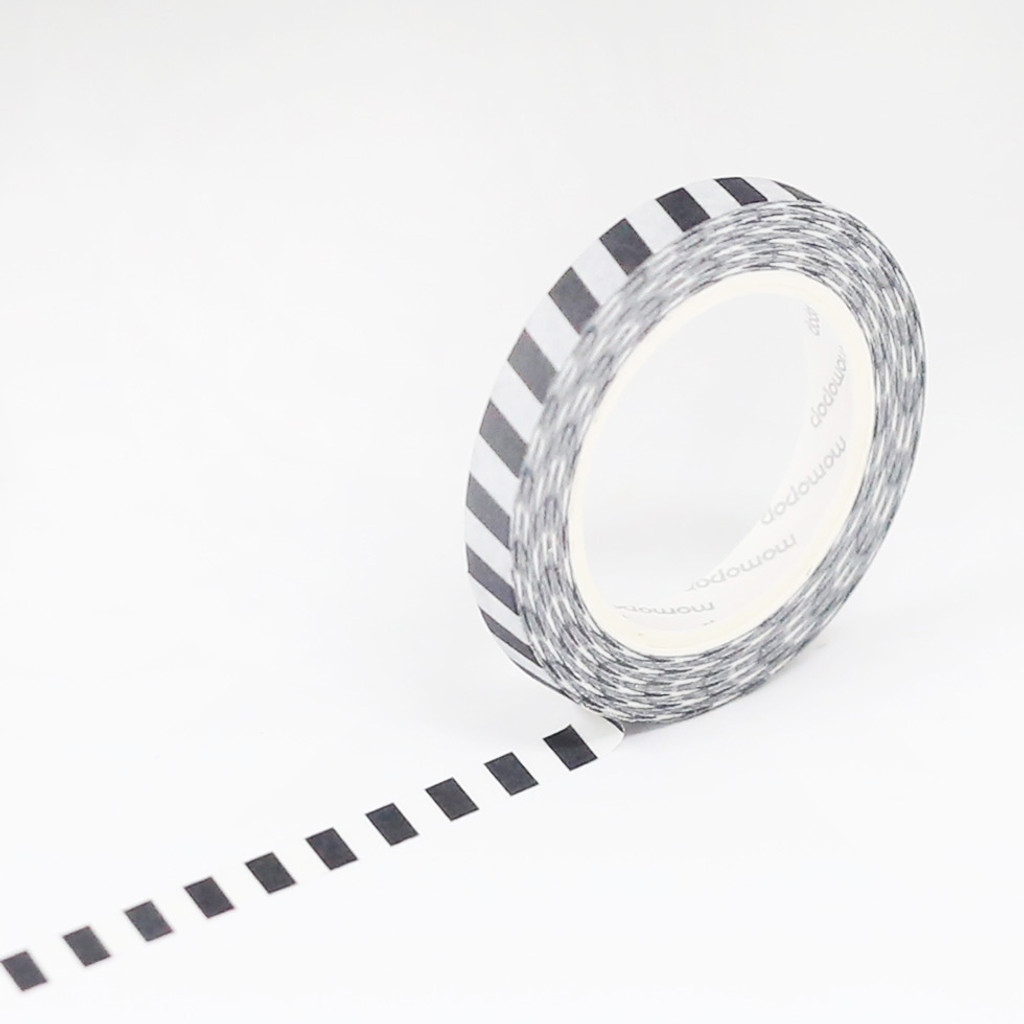 MomoMate Slim Diagonal Stripe Masking Tape