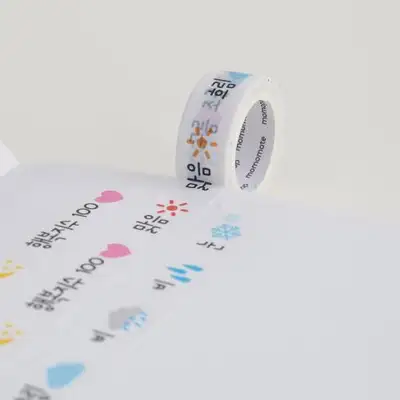 momoMate 天气小部件 和纸胶带