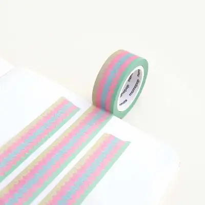 Momomate 马卡龙针织编织胶带