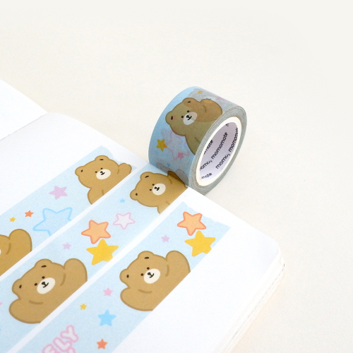 Momomate Lovely Bear Star Masking Tape
