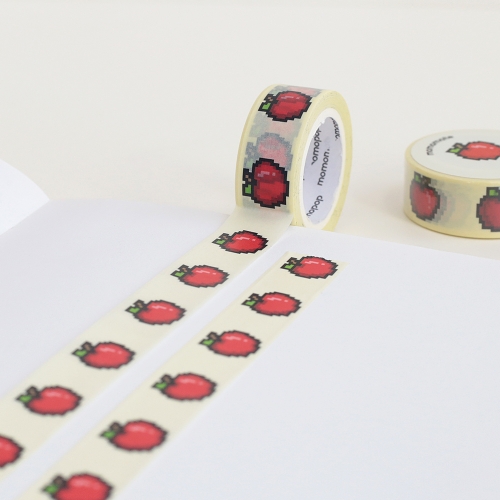 Momomate Pixel Apple Masking Tape