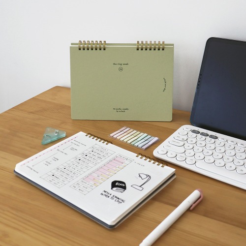 Orcup 2026 Dated Weekly Planner The Ring Week Student Time Tracker