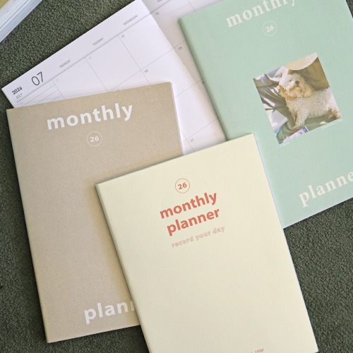 O-CHECK 2026 Date-Based Monthly Planner A4