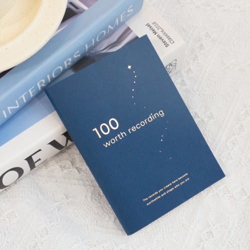 O-CHECK 100 Months Recording Notebook Gratitude Emotion Diary Weekly Class Note