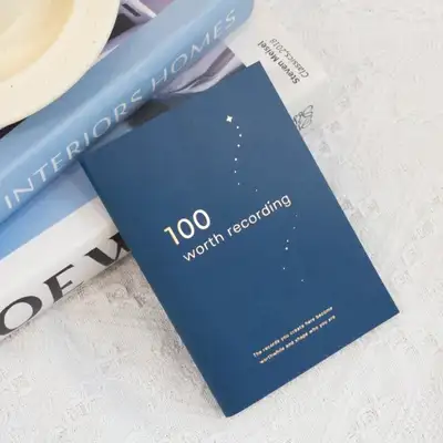 オーチェック 100 マンスレコーディング ノート 感謝 感情 日記 ウィークラス ノート