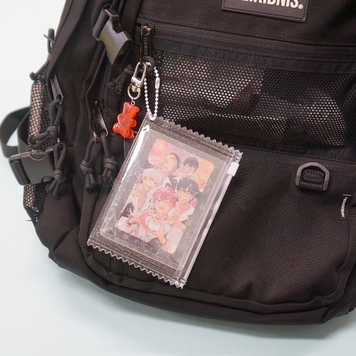 O-CHECK Complete Favorite PVC Clear Glitter Photocard Pouch Zipper Bag