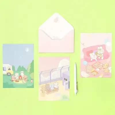 オーチェック ハッピートゥゲザー レターセット